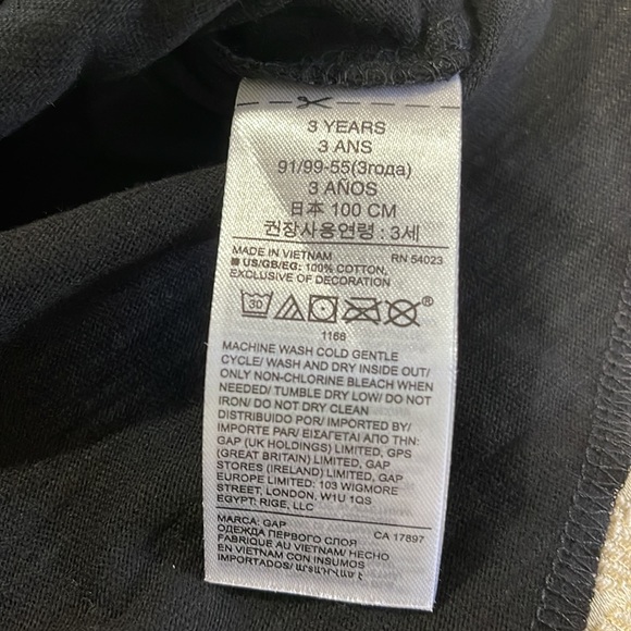 BNWT GAP INTERACTIVE HALLOWEEN BAT LONG SLEEVE T-SHIRT SIZE 3T - Picture 5 of 6